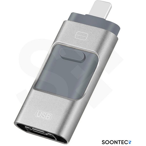 SOONTEC SOONTEC 3.0 USB-Stick 3 in 1 MICRO USB / USB / Lightning für iPhone USB-Stick (Lesegeschwindigkeit 80,00 MB/s)
