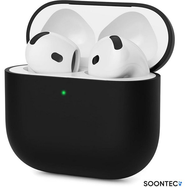 SOONTEC Kopfhörer-Schutzhülle AirPods 4 Case, Silikon