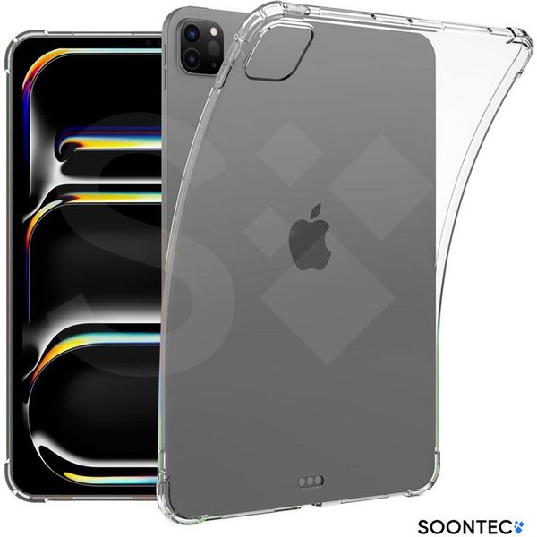 SOONTEC Tablet-Hülle transparente iPad Hülle – Stoßfestes iPad Case, für iPad 10.2/10.9/11/13, iPad Pro, Air & Mini 6/7