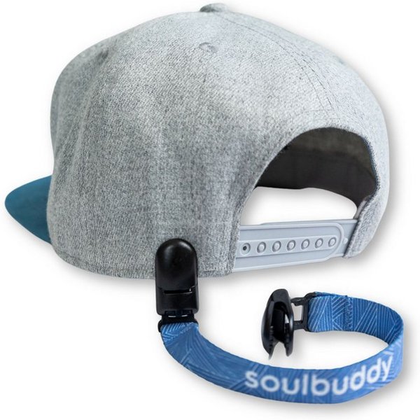 Soulbuddy Snapback Cap Clip, Befestigung an Shirt, Neo oder Tasche (Einfach zu befestigen)