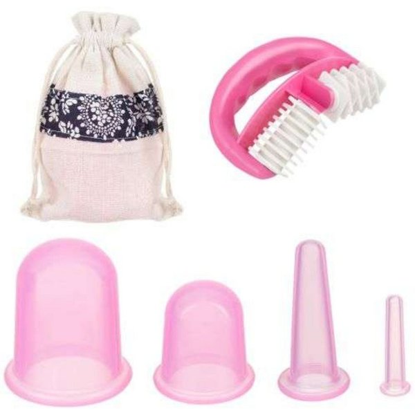 soulima Massagegerät Chinesische Silikonbecher Massagegerät, Spar-Set 1-tlg., massieren, geeignet für Gesicht, Hals, Dekolleté und sogar Lippen