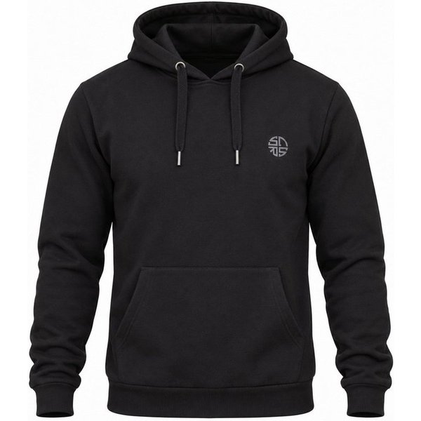 SOULSTAR Hoodie Basic Pullover für Herren Kapuzenpullover Kapuzen-Sweatshirt Sweater