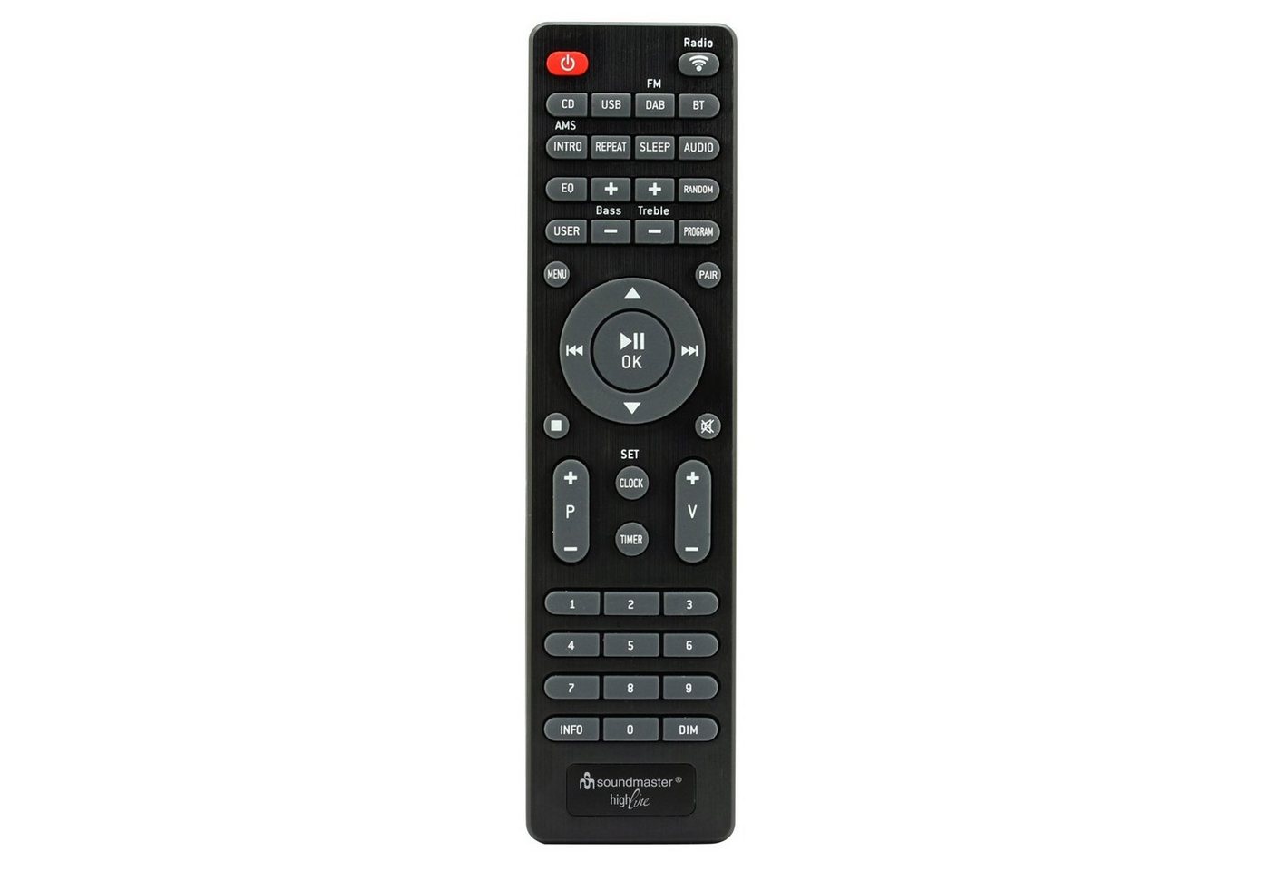 Soundmaster ICD1010AN Internetradio mit CD-Player DAB+ Bluetooth USB Internet-Radio (Internet, DAB+, UKW-RDS, 10 W, Equalizer, steuerbar per Fernbedienung oder  – Bild 5 von 5
