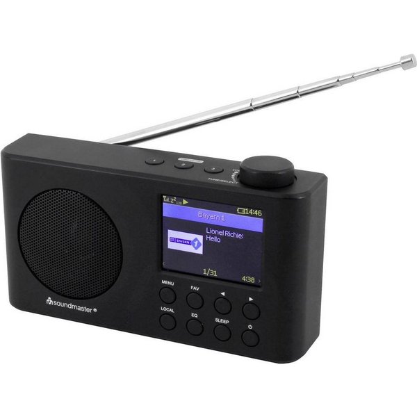 Soundmaster Internet Tischradio IR6500SW Radio (wiederaufladbar)