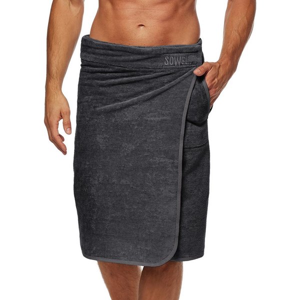 Sowel Saunatuch Saunakilt - Sauna Buddy, 100% Bio-Baumwolle, 60x140 cm