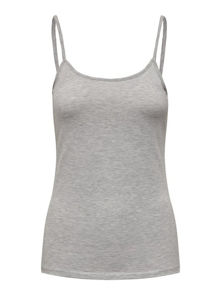 ONLY Spaghettitop Only Damen 3er-Pack Basic Spaghetti-Träger Top – Bild 4 von 4
