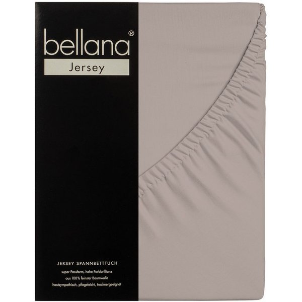 bellana Spannbettlaken Bellana jersey, Jersey, Gummizug: rundum, (1 Stück), 120g/m², 100% Baumwolle