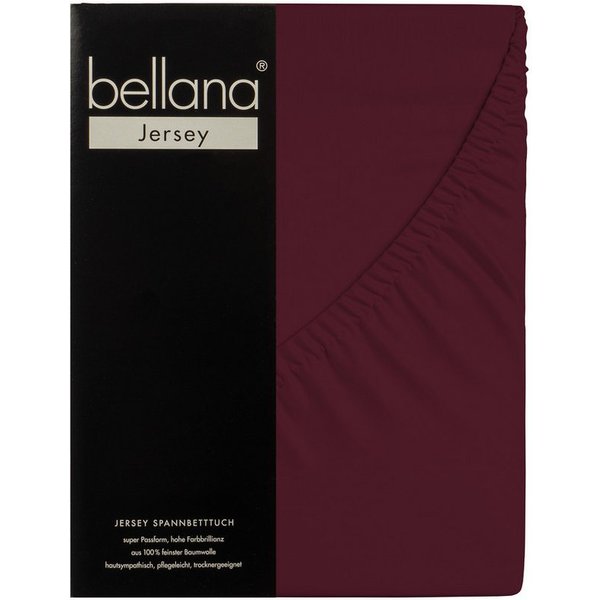 bellana Spannbettlaken Bellana jersey, Jersey, Gummizug: rundum, (1 Stück), 120g/m², 100% Baumwolle