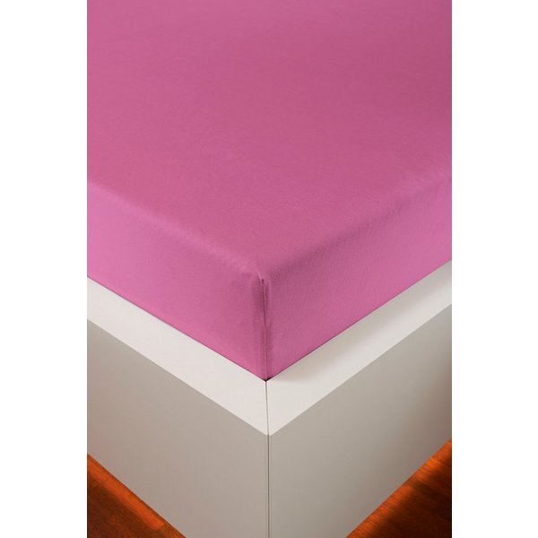 bellana Spannbettlaken bellana Melone, 100% Baumwolle, Jersey, bügelfrei, Mako-Jersey, Gummizug: rundum, (1 Stück), reine Baumwolle, Spannbetttuch für Matratzen