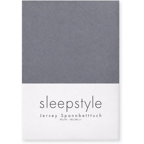 Sleepstyle Spannbettlaken SleepStyle, Jersey, Gummizug: rundum, (1 Stück), 100% Baumwolle