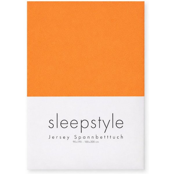 Sleepstyle Spannbettlaken SleepStyle, Jersey, Gummizug: rundum, (1 Stück), 100% Baumwolle