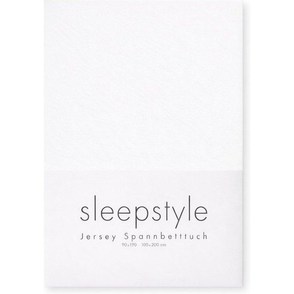 Sleepstyle Spannbettlaken SleepStyle, Jersey, Gummizug: rundum, (1 Stück), 100% Baumwolle