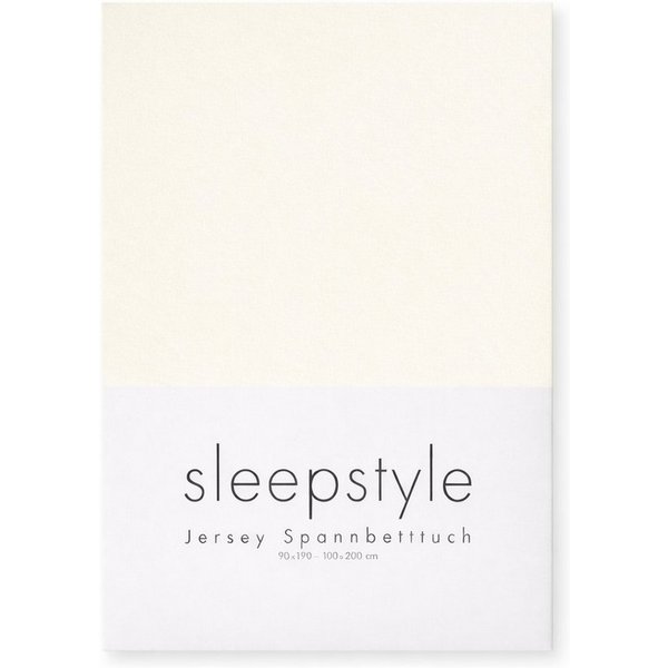 Sleepstyle Spannbettlaken SleepStyle, Jersey, Gummizug: rundum, (1 Stück), 100% Baumwolle