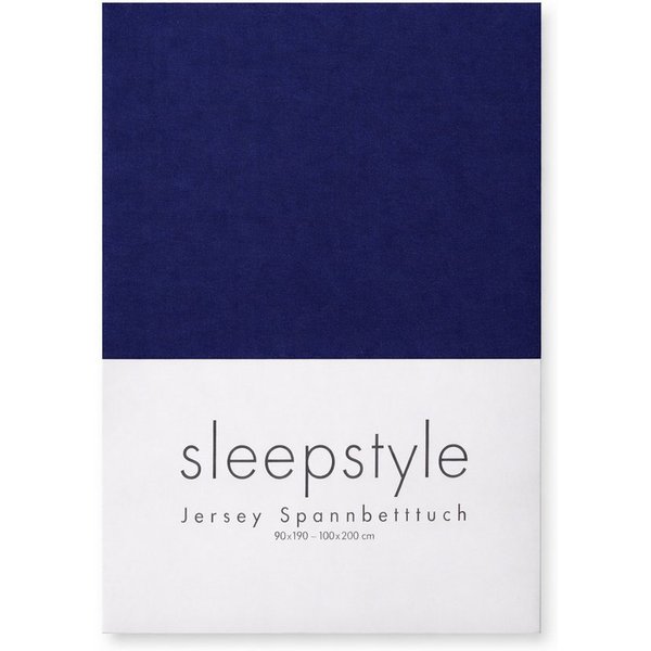 Sleepstyle Spannbettlaken SleepStyle, Jersey, Gummizug: rundum, (1 Stück), 100% Baumwolle