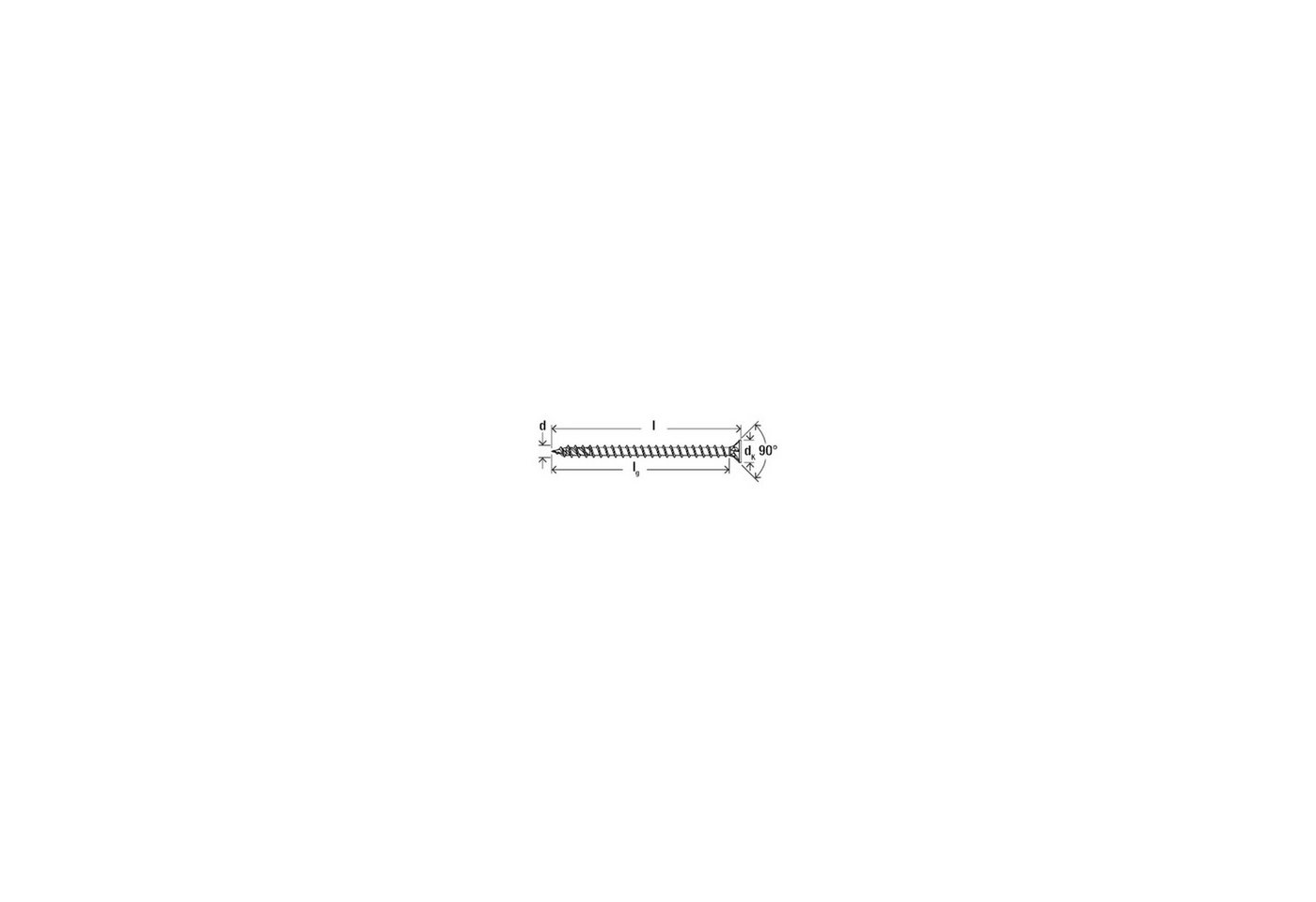 fischer Spanplattenschraube fischer Power-Fast II 5,0x70 SK blvz VG TX 50 100 Stk – Bild 2 von 5