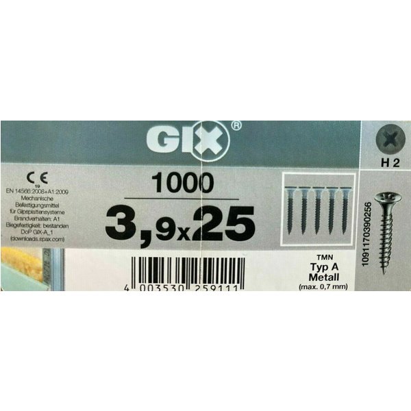SPAX Schraube GIX-A magaziniert