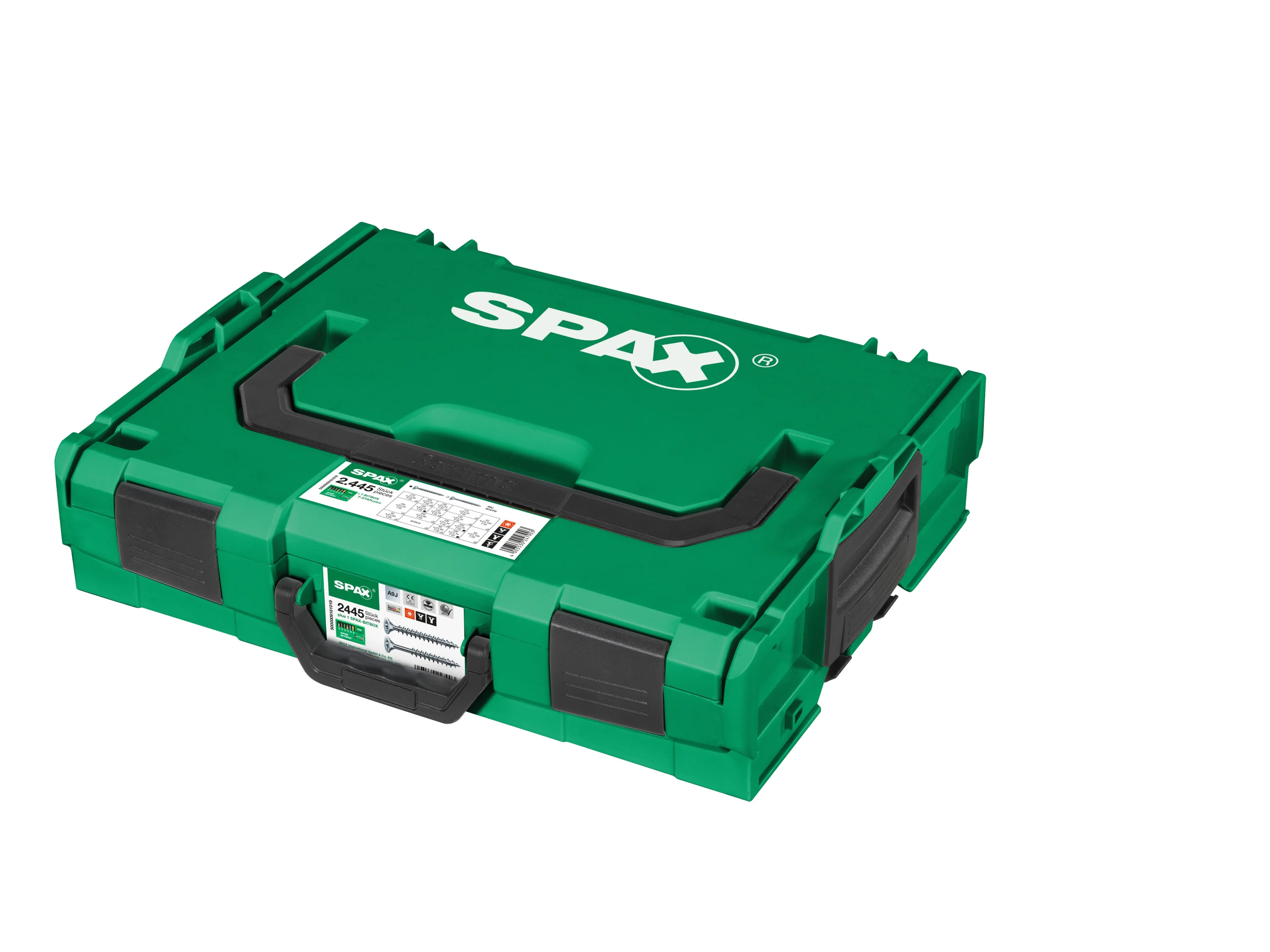 SPAX Schrauben-Set »L-BOXX WIROX«, Senkkopfschrauben, 16 Abmessungen, 2446 Stück, inkl. BITcheck und Zollstock – Bild 3 von 3