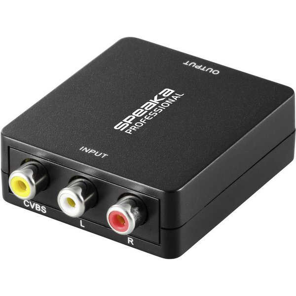 SpeaKa Professional SpeaKa Professional AV Konverter [Cinch - HDMI] 1920 x 1080 Pixel Audio-Adapter