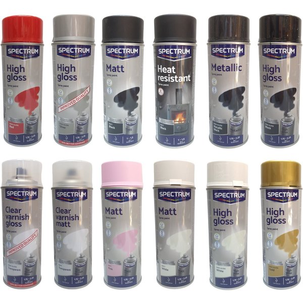 Spectrum Sprühlack Sprühlack Lackspray Acryllack Spray Paint 400 ml