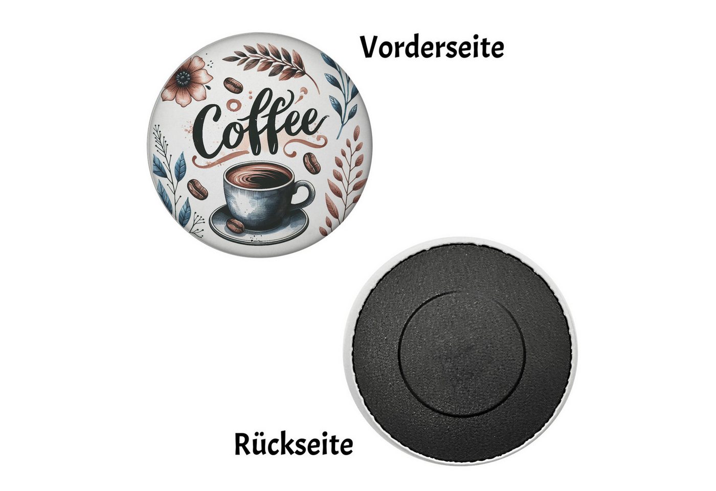 speecheese Magnet Coffee Magnet rund – Bild 2 von 2
