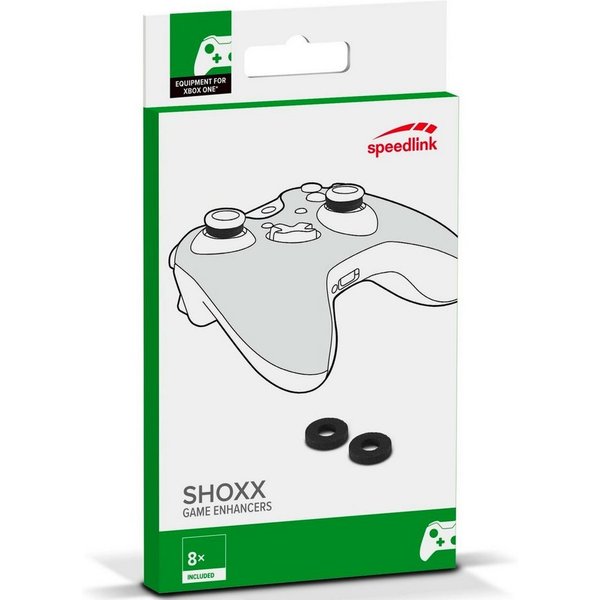 Speedlink 8x SHOXX Game Enhancer Stoß-Dämpfer Thumb-Stick Ringe Controller (8 St., für Xbox One Controller, Ziel-Hilfe, Ergonomisch)