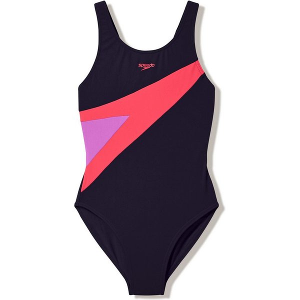 Speedo Badeanzug HYPERBOOM BUTTERFLY BACK 1PC BLK/PNK