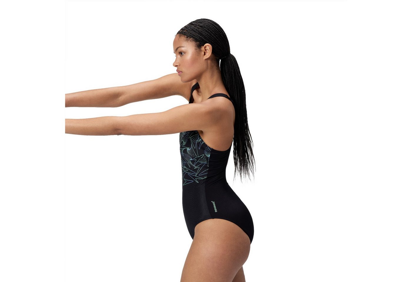 Speedo Badeanzug Hyperboom Placement Muscleback Trainingsbadeanzug – Bild 4 von 5