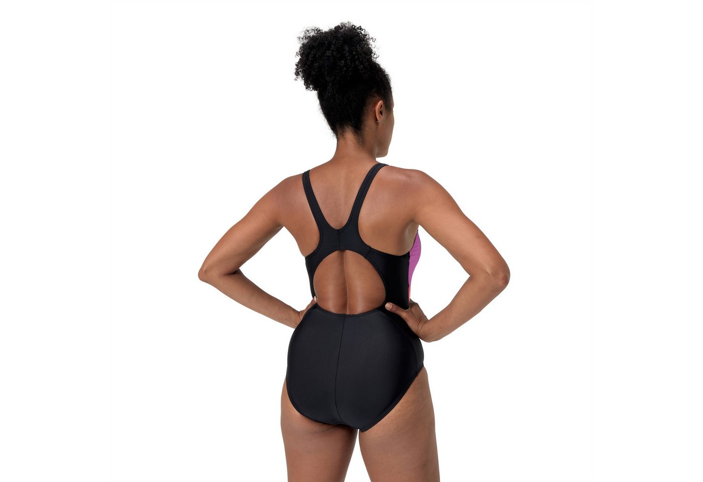 Speedo Badeanzug mit Formbeständigkeit, chlorbeständig, pillingbeständige Oberfläche – Bild 3 von 5