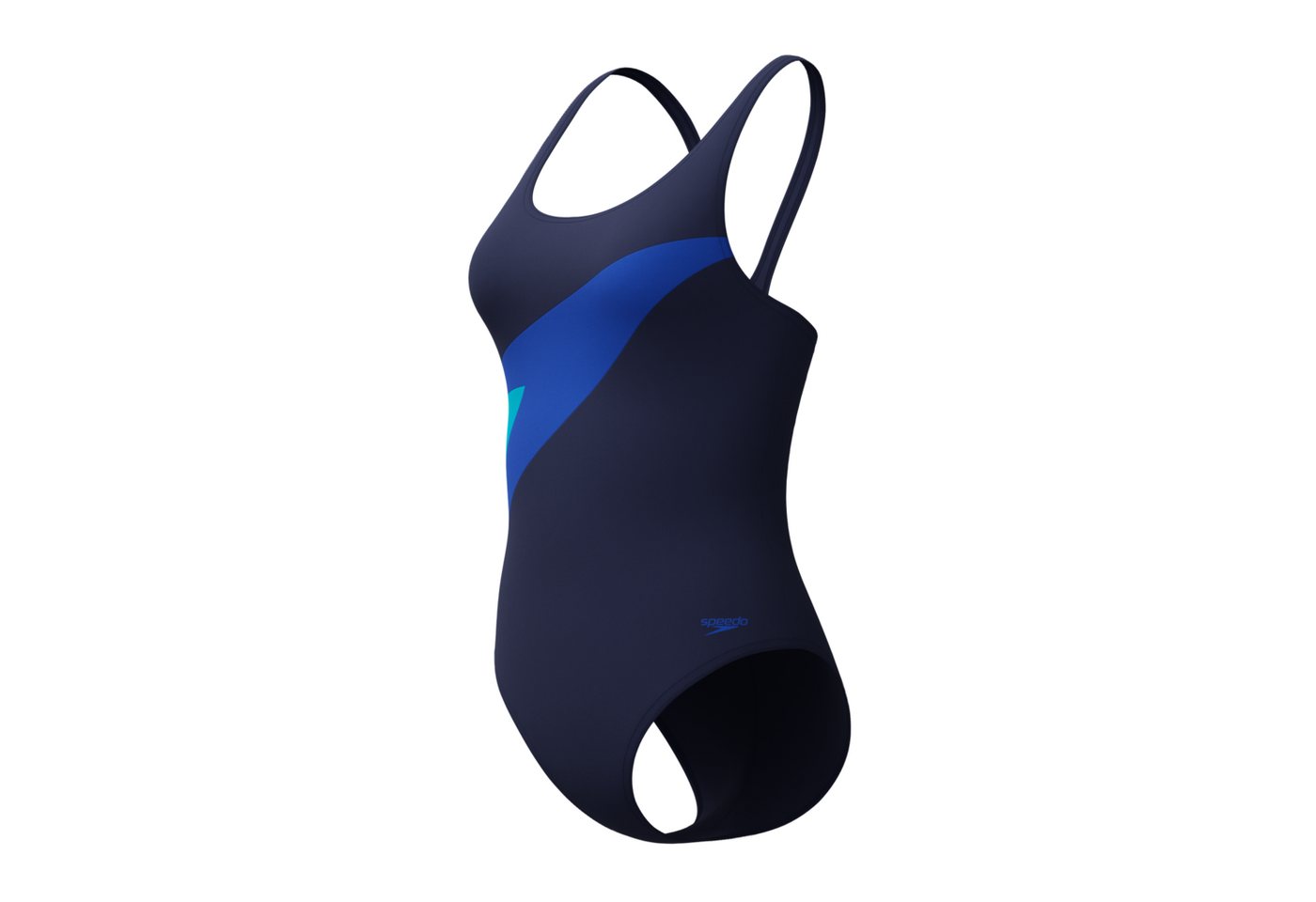 Speedo Badeanzug mit Vier-Wege-Stretch, chlorbeständig, Butterfly-Rücken – Bild 2 von 5