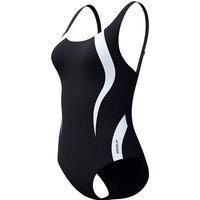 Speedo Badeanzug QUANTUM CONTOUR 1PC BLK/WHT