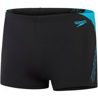 SPEEDO Badehose HYPERBOOM SPL ASHT AM BLACK/BL, Größe 4 in Schwarz