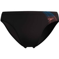 SPEEDO Badehose MEDLEY LOGO 7CM BRF ORANGE, Größe 8 in Schwarz
