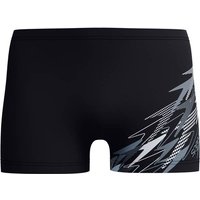 SPEEDO Badehose Medley Logo Aquashort, Größe 7 in Schwarz