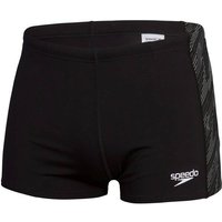 SPEEDO Badehose Mens HyperBoom Panel Aquashort, Größe 4 in Schwarz