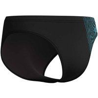 SPEEDO Badehose Mens Medley Logo 7cm Brief, Größe 8 in Schwarz