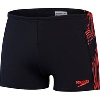 SPEEDO Badehose Mens Tech Panel Aquashort, Größe 8 in Schwarz