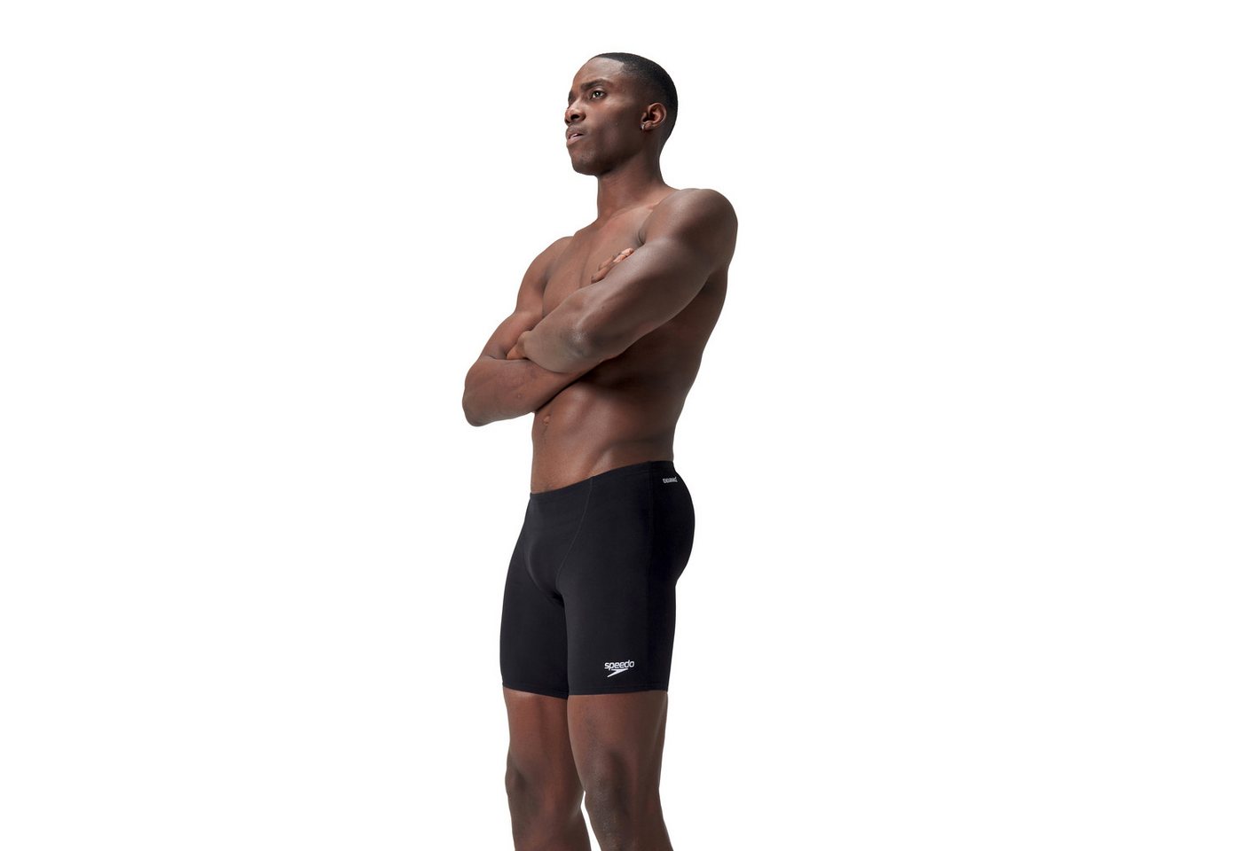Speedo Badehose mittellange Schwimmhose, mit V-Schnitt, aus Stretch-Material – Bild 3 von 5