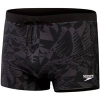 SPEEDO Badehose VALMILTON ALOV ASHT AM BLACK/GREY, Größe 4 in Schwarz