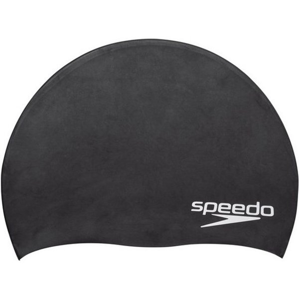 Speedo Badekappe JR ELAST SOLID SIL 001