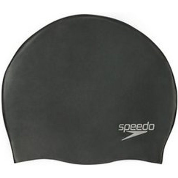 Speedo Badekappe SILICONE CAP NVY, mit ergonomischem 3D-Design, eng anliegende Passform