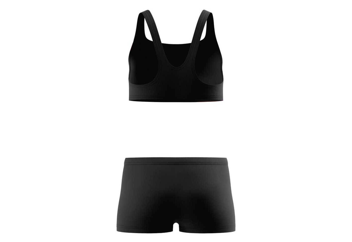Speedo Bustier-Bikini HYPERBOOM BUTTERFLY BACK 2PC BLK/PNK – Bild 2 von 5