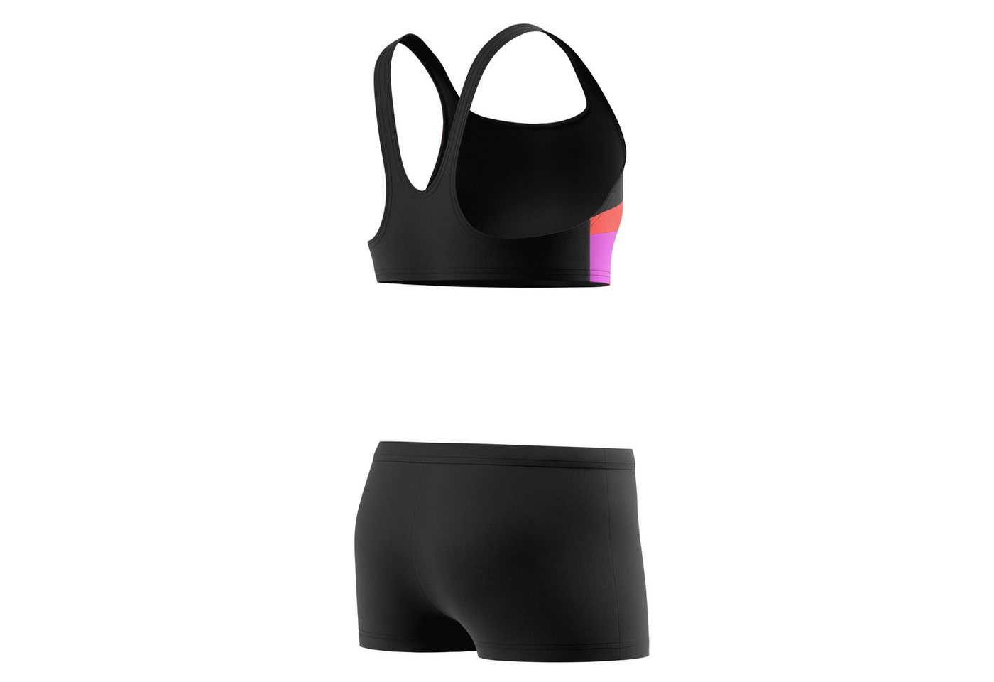 Speedo Bustier-Bikini HYPERBOOM BUTTERFLY BACK 2PC BLK/PNK – Bild 5 von 5