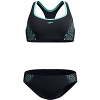SPEEDO Damen Bikini Womens Placement 2 Piece, Größe 44 in Schwarz