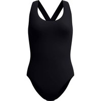 SPEEDO Damen Schwimmanzug Solid Scoop Neck One Piece, Größe L in Schwarz