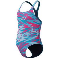 SPEEDO Kinder Schwimmanzug Hyperboom Print Medalist One Piece, Größe 164 in Blau