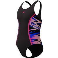 SPEEDO Kinder Schwimmanzug Hyperboom Splice Muscleback One Piece, Größe 176 in Schwarz