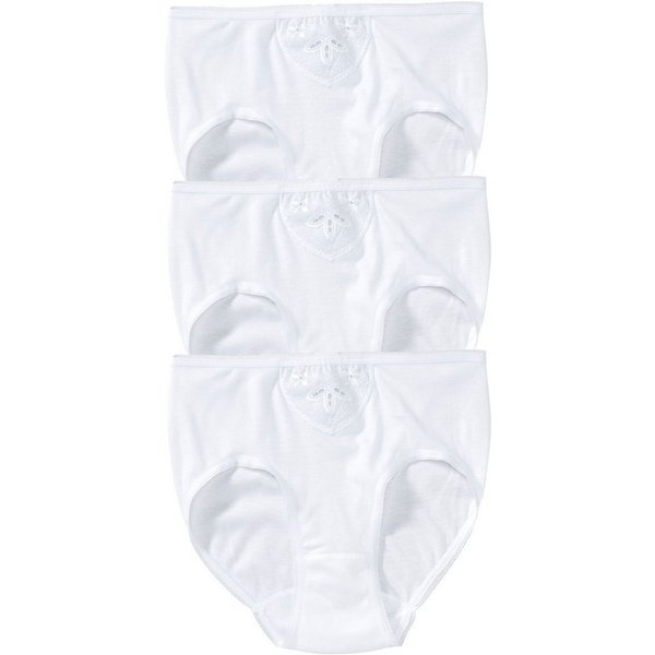 Speidel Hüftslip Noelle (3er Pack) bequem, weich, schlicht, elastisch, feminin, mit Motiv, Baumwolle