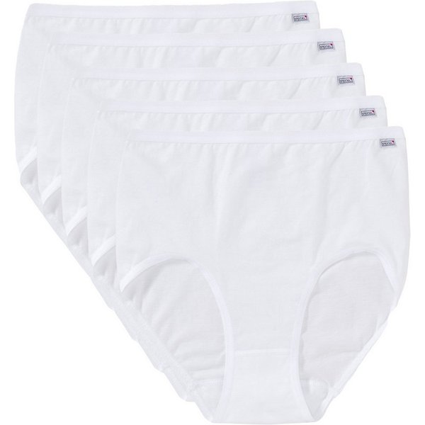 Speidel Taillenslip Basic 9826 Stretch Cotton (Vorteils-Pack, 5-St., 5er-Pack) Damen Schlüpfer mit Gummibund Taillenslips