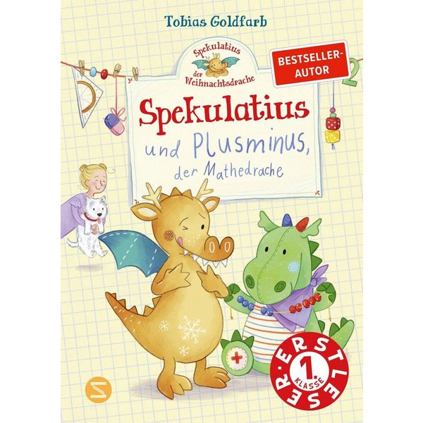 Spekulatius, der Weihnachtsdrache. Spekulatius und Plusminus, der Math / Tobias Goldfarb
