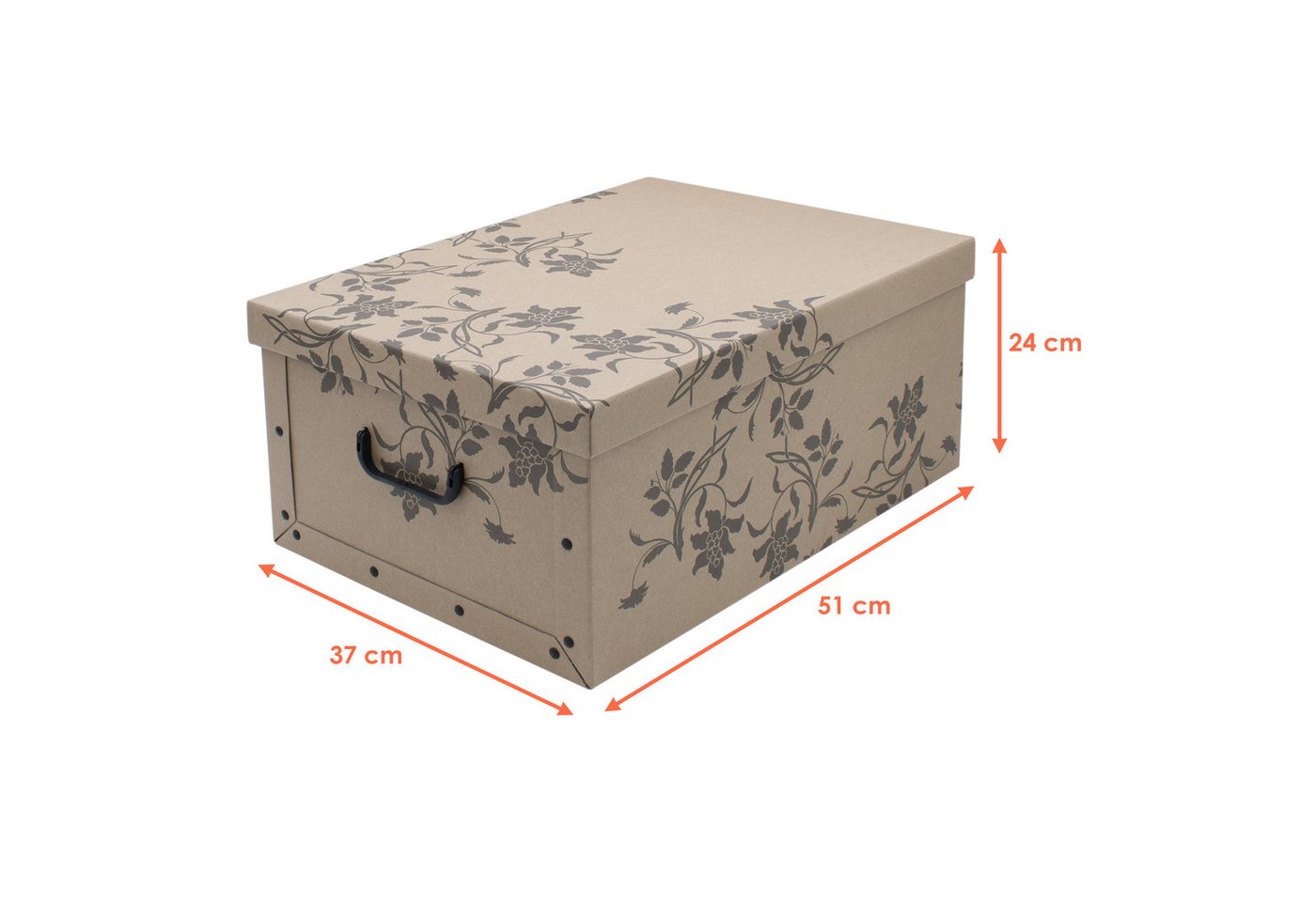 Spetebo Aufbewahrungsbox (Set, 3 St., Aufbewahrungsboxen), Stapelbox Geschenkbox – Bild 2 von 3